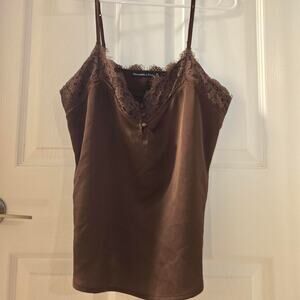 Gorgeous Abercrombie & Fitch satin lace trim cami